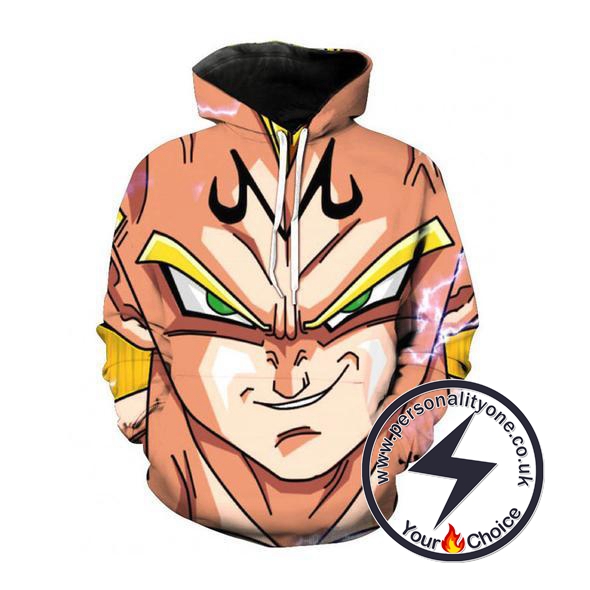 Dragon Ball Z - Majin Vegeta 3D - Hoodies